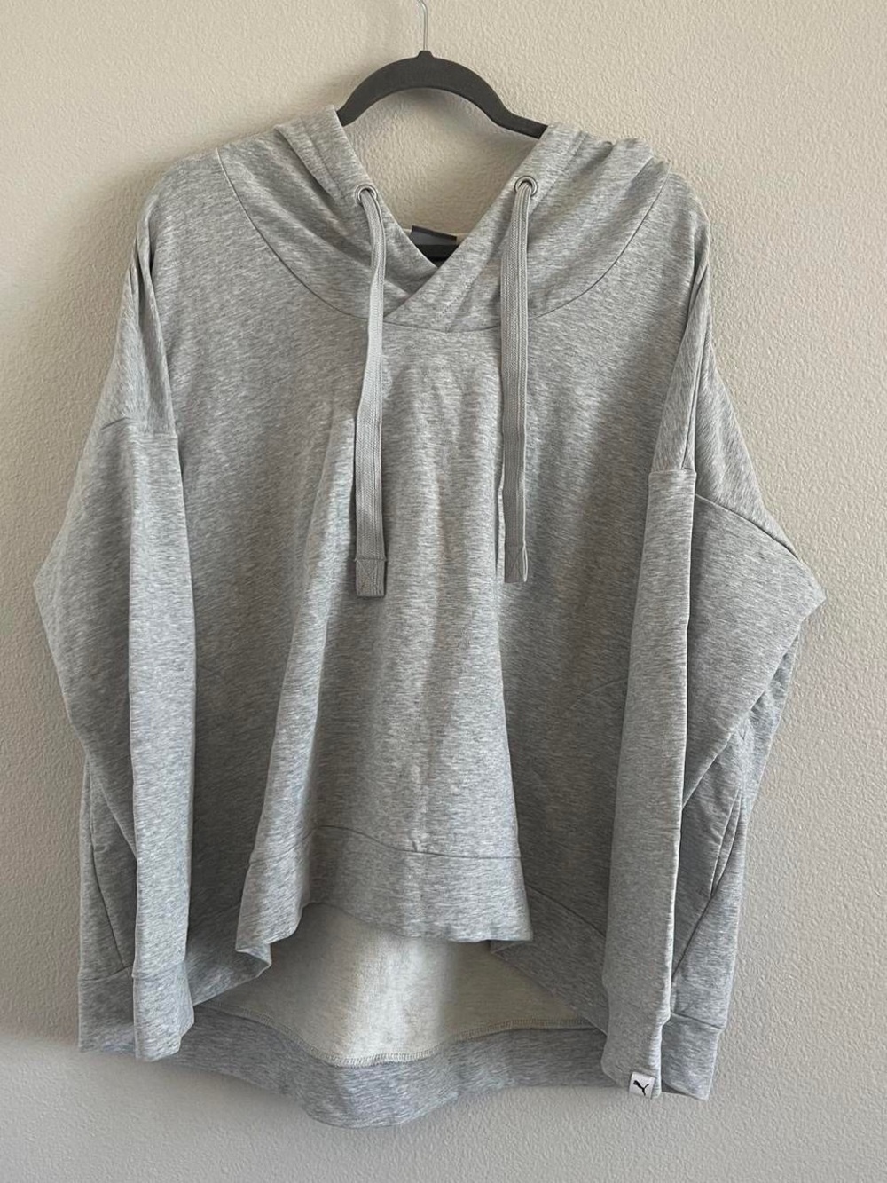 Puma Light Gray Crewneck Hoodie Sweater